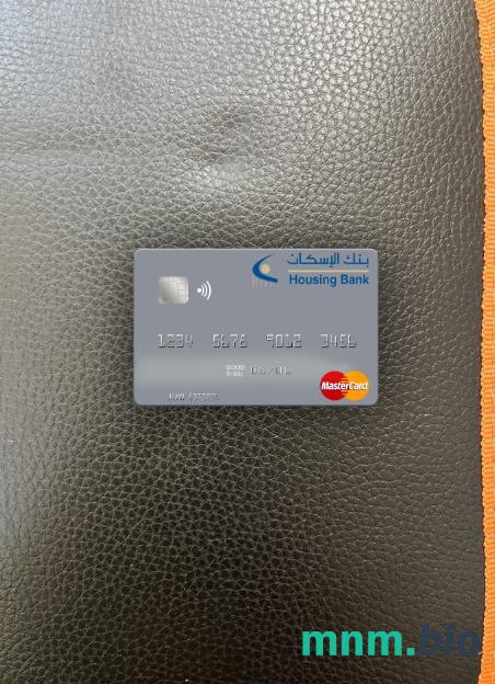 Yemen Housing bank wygląd zdjęcia mastercard skan PSD + zdjęcie
